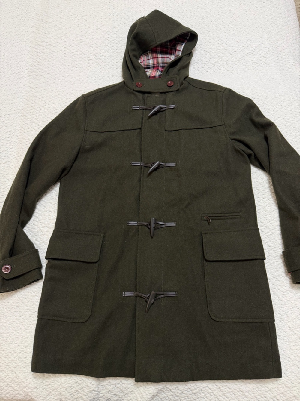 Plectrum Ben Sherman Coat Men’s Wool Blend Mod Style Classic British Designer